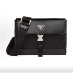 Prada Re-Nylon Recycled Nylon & Leather Large Phone Bag