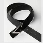 Prada Reversible leather Saffiano belt - Image 2