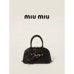 Miumiu Aventure Nappa Women's Small size shell bag Leather Handbag - Image 4