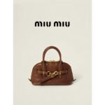Miumiu Aventure Nappa Women's Small size shell bag Leather Handbag - Image 3