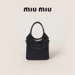 Miumiu IVY mini Cowhide Leather Tote Bag - Image 6