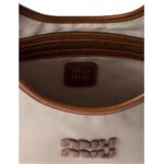 Miumiu Women's Canvas and Leather Patchwork Tote Bag - Image 5