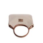 Miumiu Women's Canvas and Leather Patchwork Tote Bag - Image 4