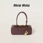 Miumiu Women's Beau Calfskin Small Top-Handle Bowling Bag