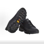 Zegna Triple Stitch Monte Men's Black Calf Leather Round-Toe Cross Elastic Band Low-Top Casual Lifestyle Shoes - Image 2