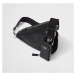 Prada Triangle Leather Shoulder & Crossbody Bag - Image 2