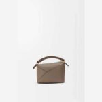 Loewe Mini Soft Grained Calfskin Puzzle Bag - Crossbody & Top Handle - Image 5