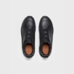 Zegna Black Leather Triple Stitch Monte Luxury Casual - Image 2