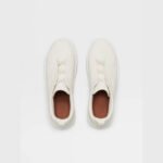 ZEGNA Men's White Deerskin Triple Stitch Luxury Casual Shoes - Image 3