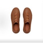 ZEGNA Men's Brown Deerskin Triple Stitch Luxury Casual Shoes - Image 3