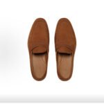 ZEGNA Men's Brown SECONDSKIN MOCASSIN Loafers - Image 3