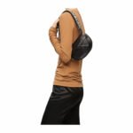 LOEWE Mini Soft Calfskin Jacquard Gate Dual HOBO Shoulder Bag - Image 2