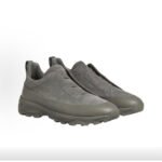 ZEGNA  Leather and Suede TRIPLE STITCH MONTE Luxury Casual Sneakers Gray - Image 4