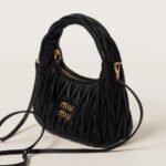 Miumiu Wander Matelassé Soft Lambskin HOBO Shoulder Bag - Image 4