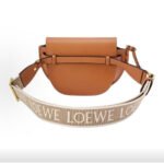 LOEWE Mini Soft Calfskin Jacquard Gate Dual HOBO Shoulder Bag - Image 2