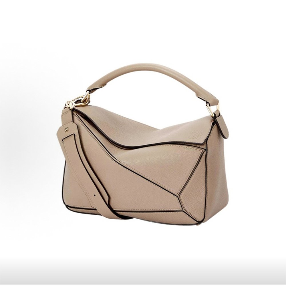 4 Loewe Medium Classic Calfskin Shoulder & Handheld Geometric Puzzle Bag - Image 1