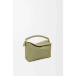 Loewe Small Puzzle Bag Classic Calfskin Anagram Embossing Removable Shoulder Strap - Image 5