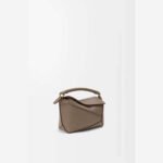 Loewe Mini Soft Grained Calfskin Puzzle Bag - Crossbody & Top Handle - Image 4