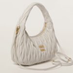 Miumiu Wander Matelassé Soft Lambskin HOBO Shoulder Bag