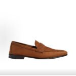 ZEGNA Men's Brown SECONDSKIN MOCASSIN Loafers