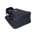 PRADA Black Mini Leather Basket Top-Handle Bag - Image 5