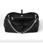 LOUIS VUITTON New CarryAll Cargo BB Black Lambskin Hobo Shoulder Bag - Image 4