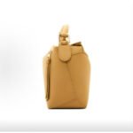 Loewe Small&mini Puzzle Bag Classic Calfskin Anagram Embossing Removable Shoulder Strap Desert Yellow - Image 7