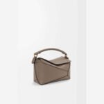 Loewe Small Soft Grained Calfskin Puzzle Edge Shoulder Bag - Image 4
