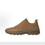 ZEGNA Brown Leather and Suede TRIPLE STITCH MONTE Luxury Casual Sneakers - Image 4
