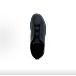 ZEGNA Triple Stitch Leather Wool Warm Casual Shoes Black - Image 5