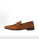 ZEGNA Men's Brown SECONDSKIN MOCASSIN Loafers - Image 2