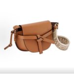 LOEWE Mini Soft Calfskin Jacquard Gate Dual HOBO Shoulder Bag - Image 4