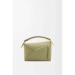 Loewe Small Puzzle Bag Classic Calfskin Anagram Embossing Removable Shoulder Strap - Image 7