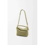 Loewe Small Puzzle Bag Classic Calfskin Anagram Embossing Removable Shoulder Strap - Image 8