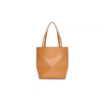 LOEWE Shiny Calfskin Puzzle Fold Tote Bag - Image 4