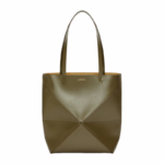 LOEWE Shiny Calfskin Puzzle Fold Tote Bag