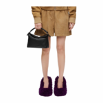 Loewe Small Puzzle Bag Classic Calfskin Anagram Embossing Removable Shoulder Strap - Image 4