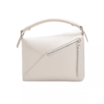 Loewe Small Puzzle Bag Classic Calfskin Anagram Embossing Removable Shoulder Strap - Image 5