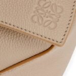 Loewe Small Puzzle Bag Classic Calfskin Anagram Embossing Removable Shoulder Strap - Image 5