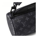 LV Soft Polochon PM New Jacquard Strap Removable Handle Canvas Bag - Image 4