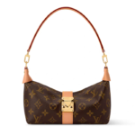 LV Pochette Mia Canvas Top-Handle Shoulder Bag