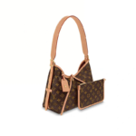 LV CarryAll PM Monogram Canvas Tote with Pouch Top-Handle & Shoulder - Image 3