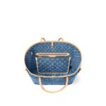 Louis Vuitton Denim Neverfull MM Tote Bag - Image 4