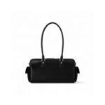 LV Women's Speedy Cargo Black Lambskin Bowling Bag - Image 6
