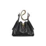 CHANEL 25Bag 25S Small Interlocking CC Calfskin Hobo Shoulder Bag