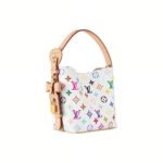 LV All In BB Monogram Multicolore White Leather - Top Handle & Shoulder - Image 5