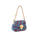 LV x Takashi Murakami Sunset Denim Handbag & Shoulder Bag - Image 4