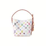 LV All In BB Monogram Multicolore White Leather - Top Handle & Shoulder - Image 6