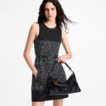 LV CarryAll East West Black Lambskin Tote - 3-Way Carry - Image 3