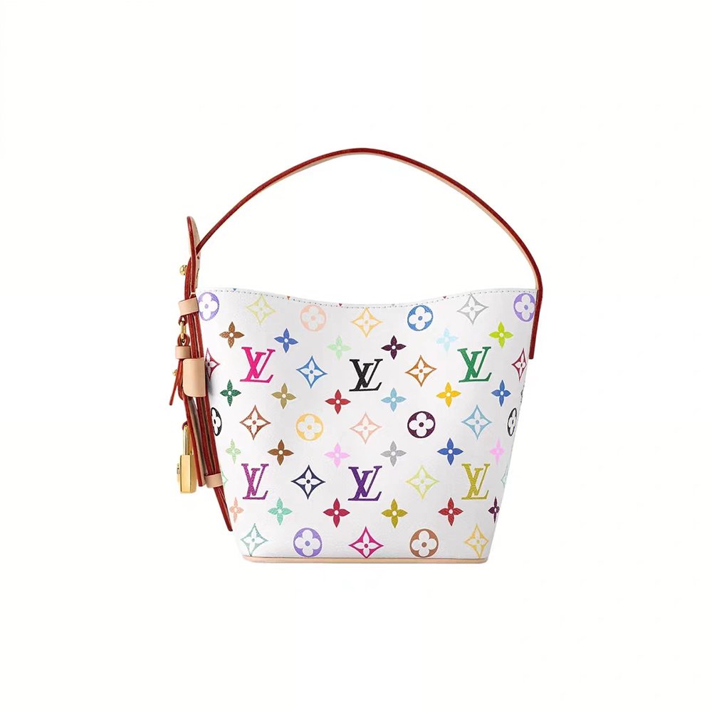 3 LV All In BB Monogram Multicolore White Leather - Top Handle & Shoulder - Image 1